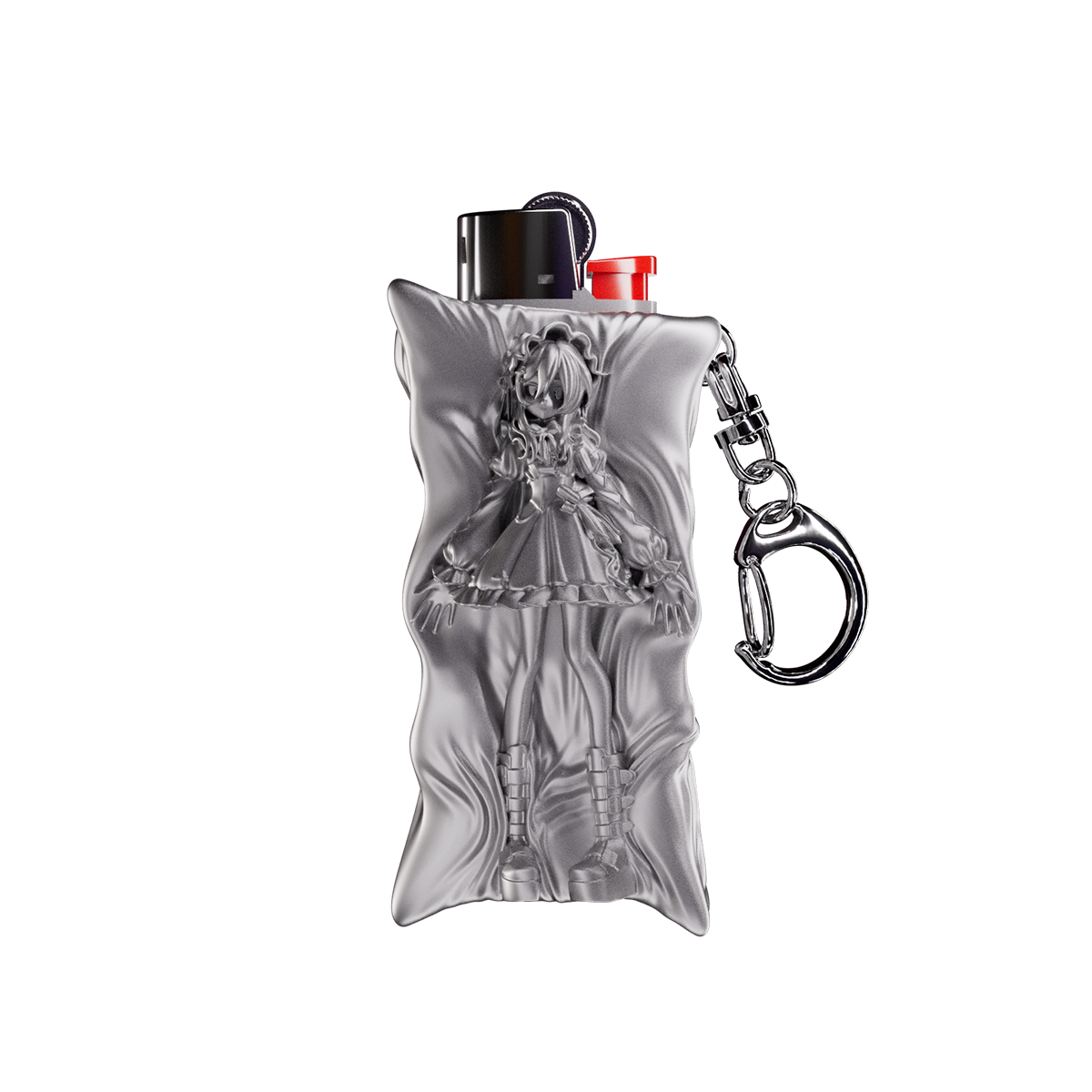 Dakimakura Lighter Case 「Silver」