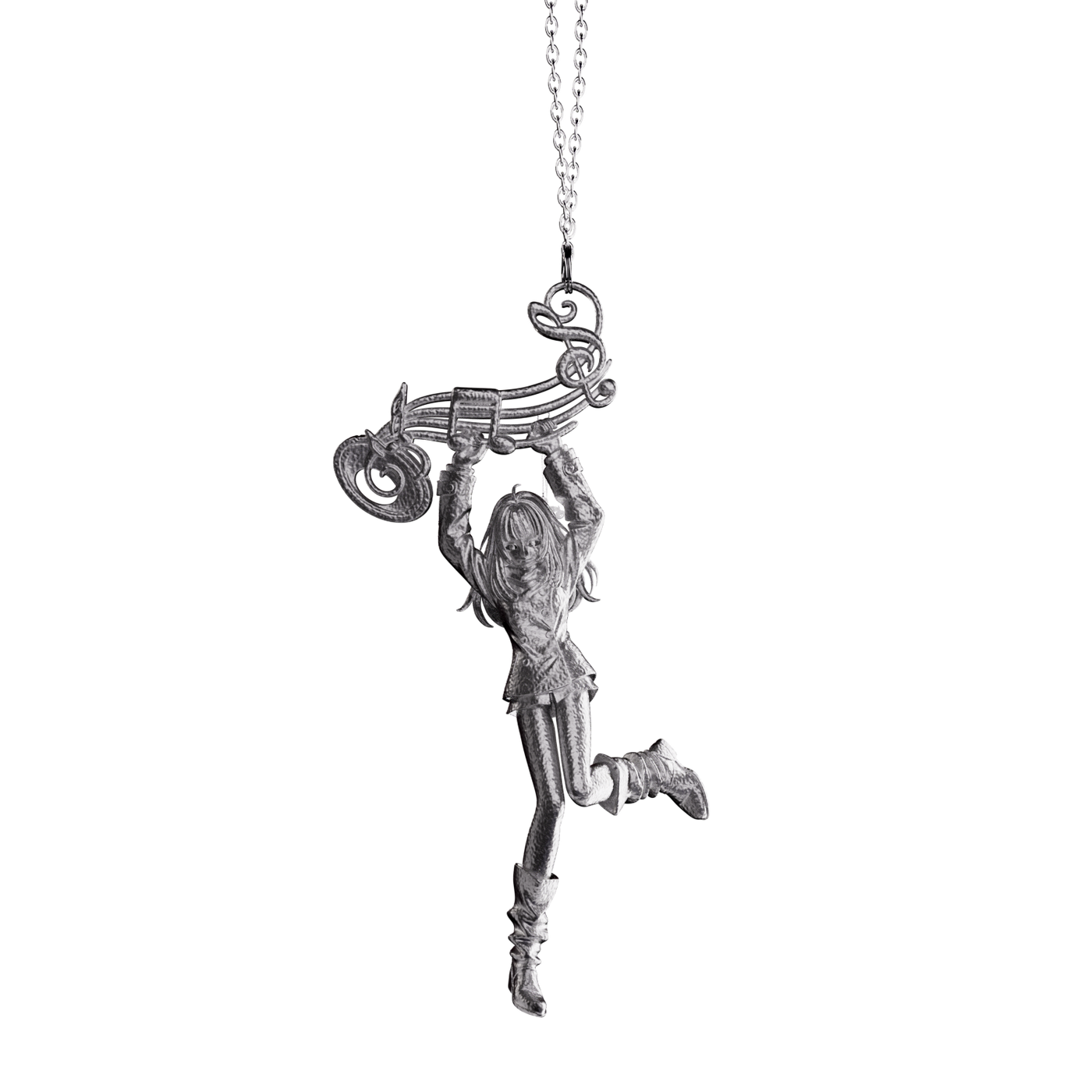 Clef Necklace 「Steel」
