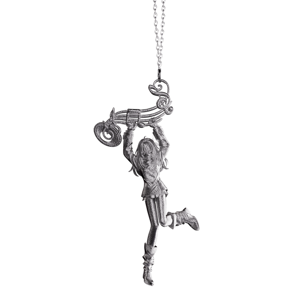 Clef Necklace 「Steel」