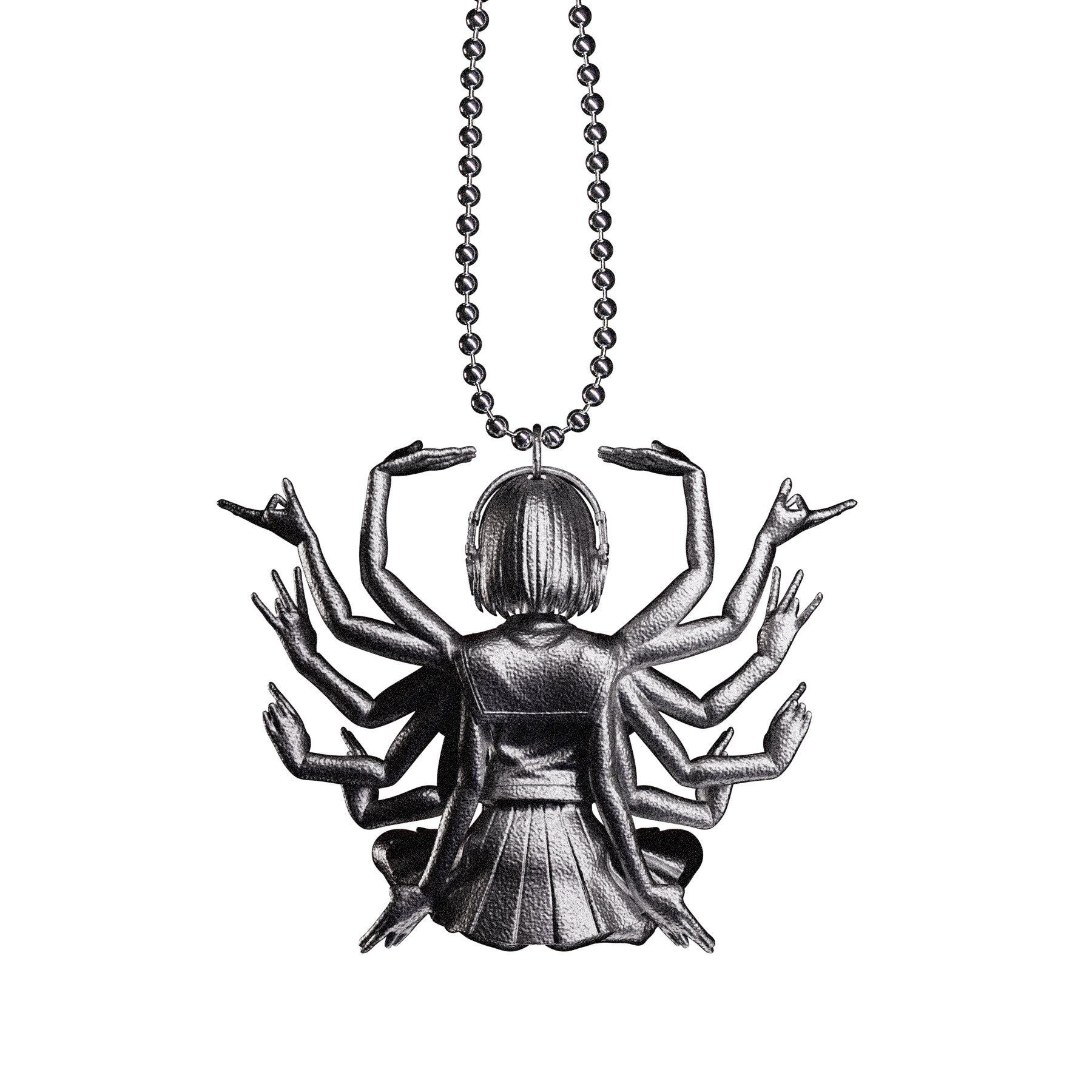 Buddha Necklace 「Steel」