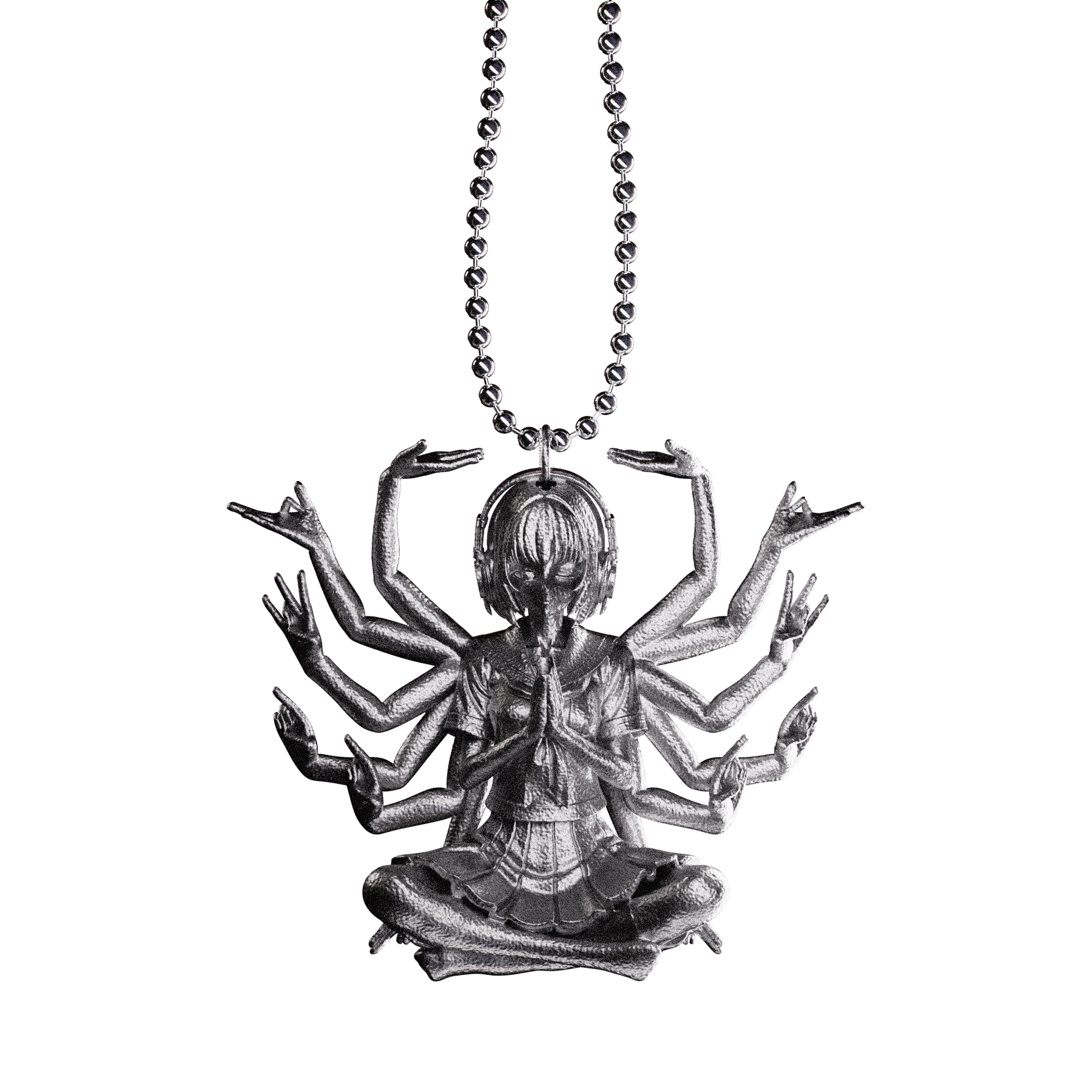 Buddha Necklace 「Steel」