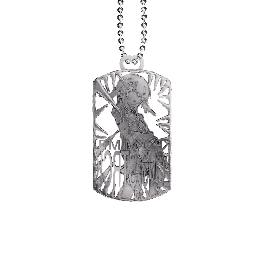 Lov3 Strck Necklace 「Steel」